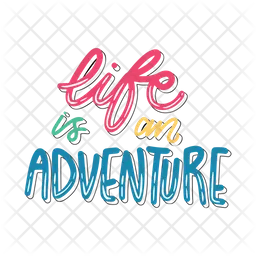 Life is an adventure  Icon