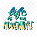 Life is an adventure  Icon
