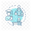 Life Transitions Relocation Sociology Icon