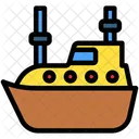 Sign Lifeboat Raft Icon