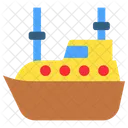 Sign Lifeboat Raft Icon