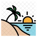 Beach Holiday Recreations Icon