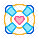 Lifebuoy Heart All Purpose Icon