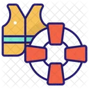 Lifebuoy Life Preserver Lifeguard Icon
