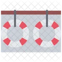 Lifebuoy Lifesaver Ring Icon