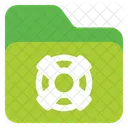 Lifebuoy Folder  Symbol