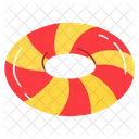 Summer Sand Bucket Beach Umbrella Icon