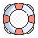 Lifebuoy Safety Rescue Icon