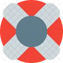 Lifebuoy Safety Beach Icon