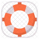 Lifebuoy Water Beach Icon