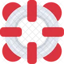 Lifebuoy Life Preserver Lifeguard Icon