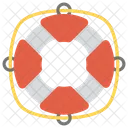 Lifebuoy Lifesaver Safety Icon