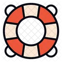 Lifebuoy Support Life Jacket Icon