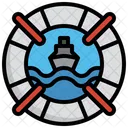 Lifeguard Life Ring Life Preserver Icon