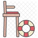 Lifeguard Beach Swimming Icon
