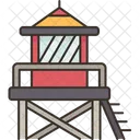 Lifeguard Tower Lifesaver Icon