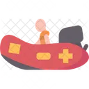 Lifeguard Boat Coastguard 아이콘