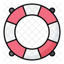 Lifeguard Lifesaver Lifebuoy Icon