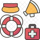 Lifeguard Water Rescue Icon