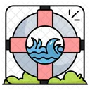Marine Life Lifesaver Icon