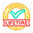 Lifetime Warranty Durability Icon