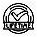 Lifetime Warranty Durability Icon