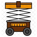 Lift Forklift Warehouse Icon