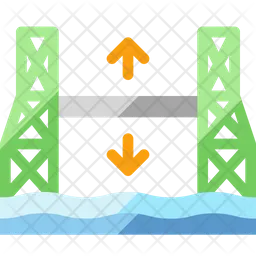 Lift bridge  Icon