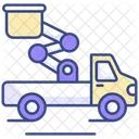 Lift Gate Truck Lift Elevator Icon