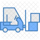 Lift Truck Forklift Vehicle Icon