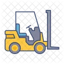 Lifter Machine Forklift Cargo Truck Icon