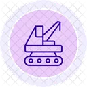 Lifter Vehicle Line Icon Icon
