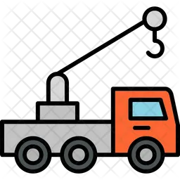 Lifting Crane Truck  Icon