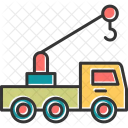 Lifting Crane Truck  Icon