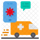 Chamada De Emergencia Ambulancia Smartphone Ícone