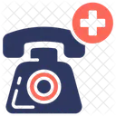 Chamada De Emergencia Telefone Medico Ícone