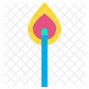 Light Matchstick Fire Icon