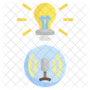 Light Voice Control Mic Icon