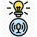 Light Voice Control Mic Icon