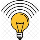 Illuminated Light Bulb Icon