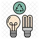 Light Light Bulb Recycle Icon