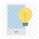 Light Bulb Phone Icon