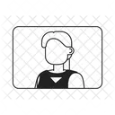 Screen Woman Blond Icon