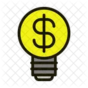 Business Light Bulb Lamp Icon