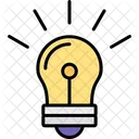 Light Bulb Idea Solution Icon