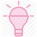 Light Bulb Color Outline Icon Icon