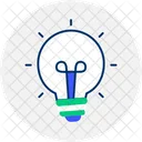Light Bulb Ideas Inspiration Icon