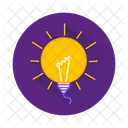 Light Idea Education Icon