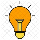 Light Bulb Solve Innovation Icon