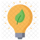 Light Bulb Botanical Nature Icon